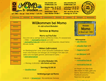 Tablet Screenshot of momonaturkost.de